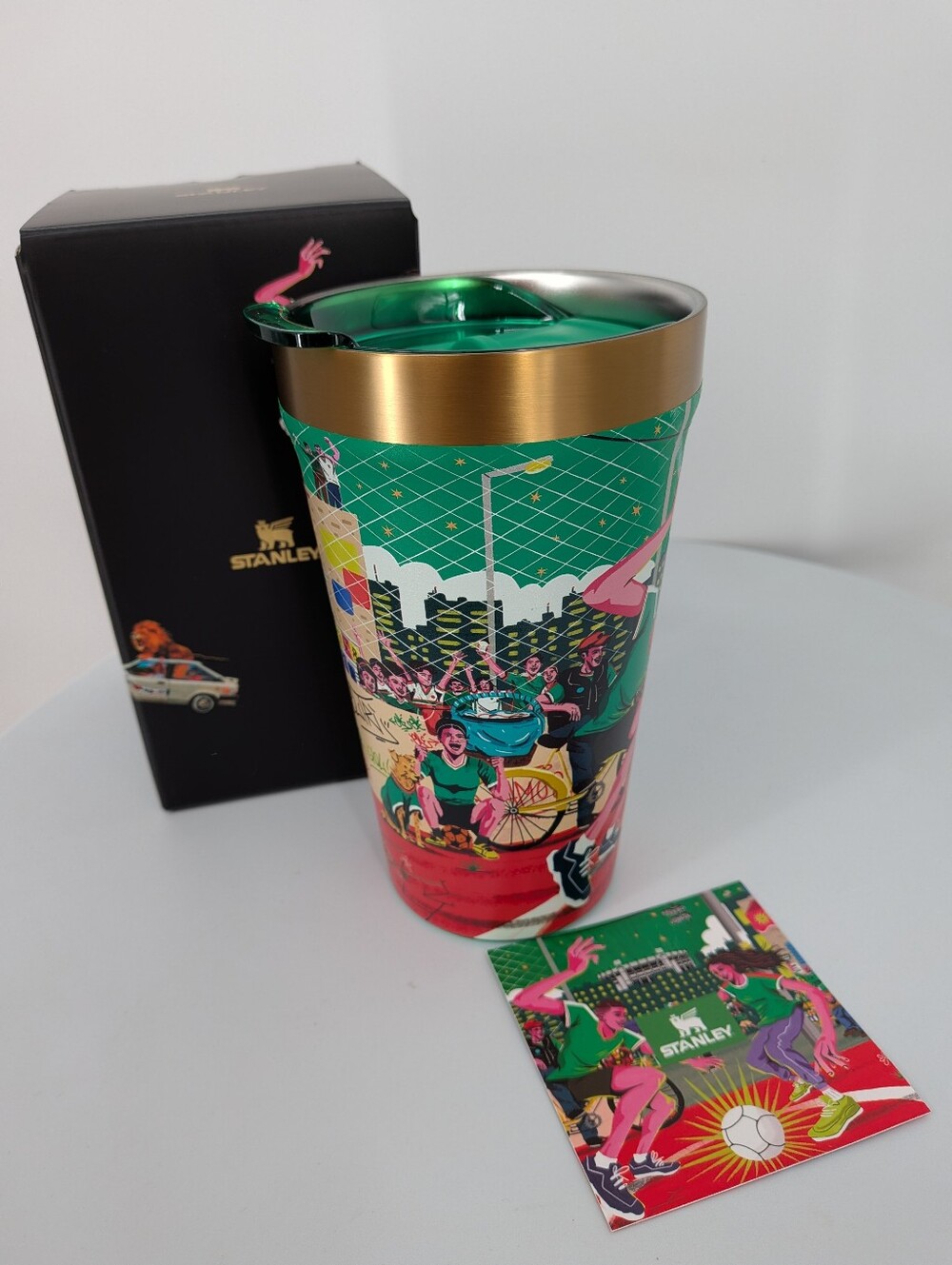 NEW Stanley Fútbol Artist Collection Everyday Tumbler cup 16 OZ Mexico original